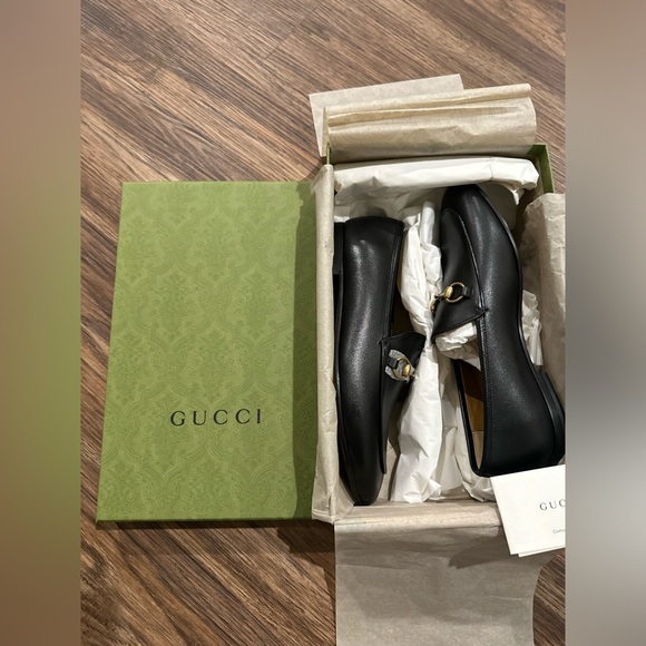 New in box Gucci Women's Moccasins Jordaan Loafers size 8.5 - Picture 9 of 9